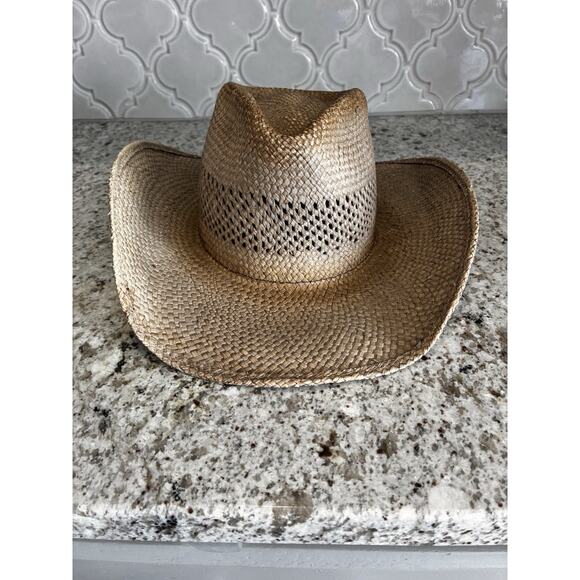 Bullhide Western Womens Hat Horseshoe From The Heart Size Small Panama Straw Hat - Picture 2 of 10
